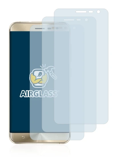 Imagen del dispositivo ASUS ZenFone 3 ZE552KL con una amplia variedad de protectores de pantalla.