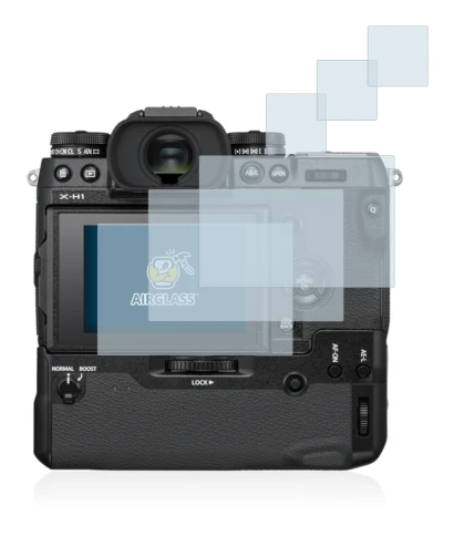 Imagen del dispositivo Fujifilm X-H1 con una amplia variedad de protectores de pantalla.