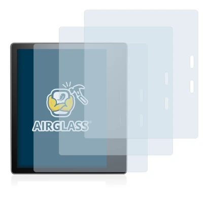 Imagen del dispositivo Amazon Kindle Oasis 2017 (9a Gen.) con una amplia variedad de protectores de pantalla.