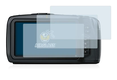 Imagen del dispositivo Blackmagic Pocket Cinema Camera 4K con una amplia variedad de protectores de pantalla.
