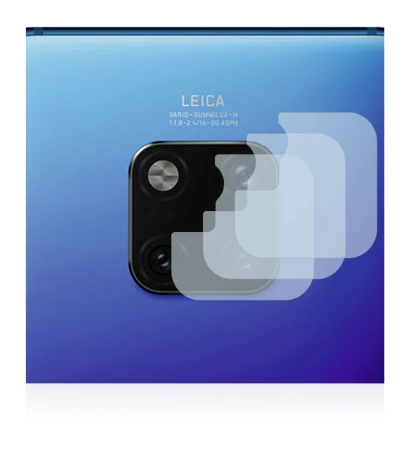 Imagen del dispositivo Huawei Mate 20 Pro (SÓLO Cámara) con una amplia variedad de protectores de pantalla.