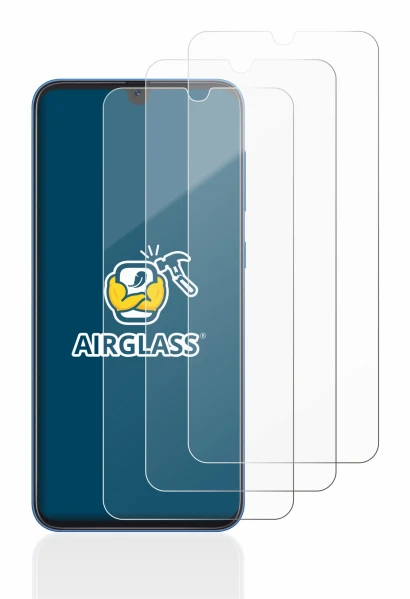 Imagen del dispositivo Samsung Galaxy A50 con una amplia variedad de protectores de pantalla.