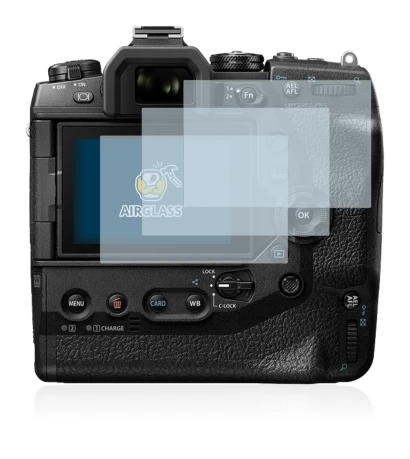 Imagen del dispositivo Olympus OM-D E-M1X con una amplia variedad de protectores de pantalla.