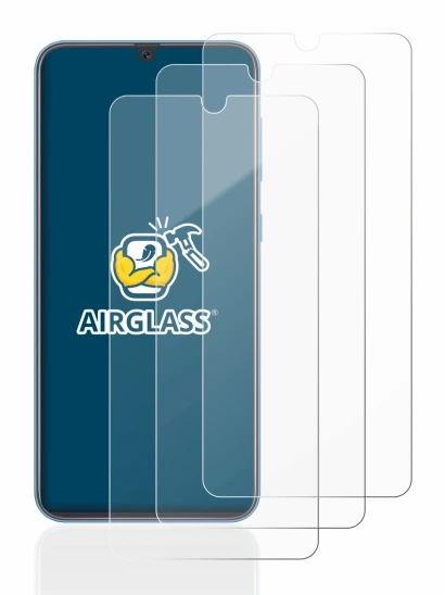 Imagen del dispositivo Samsung Galaxy A40 con una amplia variedad de protectores de pantalla.