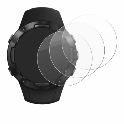 Imagen del dispositivo Suunto 5 con una amplia variedad de protectores de pantalla.