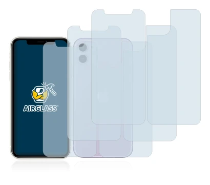 Imagen del dispositivo Apple iPhone 11 (Frontal+Trasero) con una amplia variedad de protectores de pantalla.