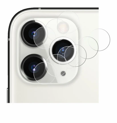 Imagen del dispositivo Apple iPhone 11 Pro (SÓLO Cámara) con una amplia variedad de protectores de pantalla.