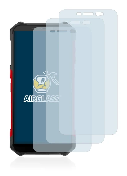 Imagen del dispositivo Ulefone Armor X5 con una amplia variedad de protectores de pantalla.