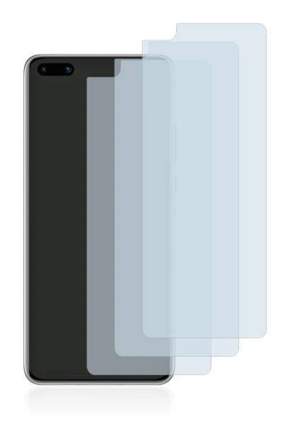 Imagen del dispositivo Huawei P40 con una amplia variedad de protectores de pantalla.