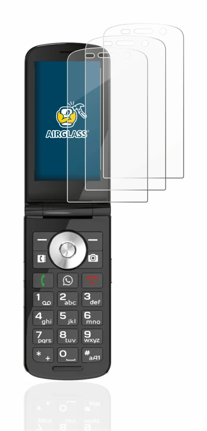 Imagen del dispositivo Emporia TOUCHsmart con una amplia variedad de protectores de pantalla.