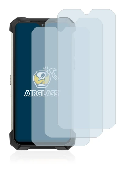 Imagen del dispositivo Doogee S88 Pro con una amplia variedad de protectores de pantalla.