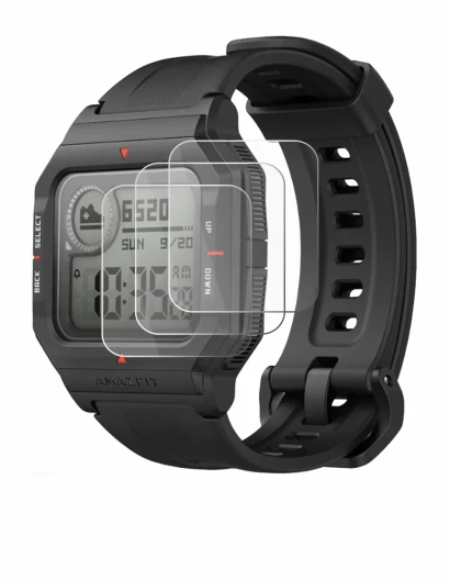 Imagen del dispositivo Huami Amazfit Neo con una amplia variedad de protectores de pantalla.