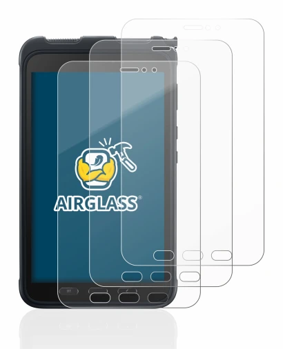 Imagen del dispositivo Samsung Galaxy Tab Active 3 con una amplia variedad de protectores de pantalla.