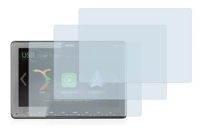 Imagen del dispositivo Zenec Z-N965 con una amplia variedad de protectores de pantalla.