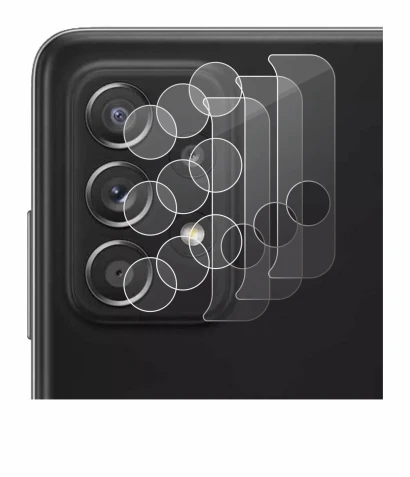 Imagen del dispositivo Samsung Galaxy A52 5G (SÓLO Cámara) con una amplia variedad de protectores de pantalla.