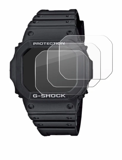 Imagen del dispositivo Casio G-Shock GW-M5610-1ER con una amplia variedad de protectores de pantalla.