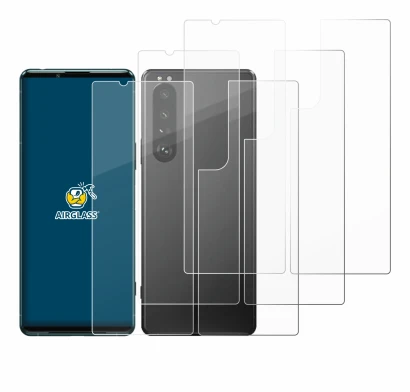 Imagen del dispositivo Sony Xperia 5 III (Frontal+Trasero) con una amplia variedad de protectores de pantalla.