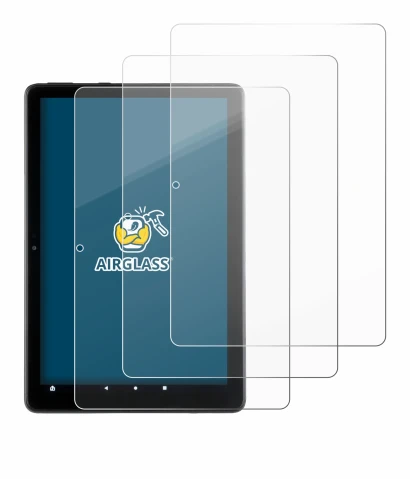 Imagen del dispositivo Amazon Fire HD 10 2021 (11a Gen.) con una amplia variedad de protectores de pantalla.