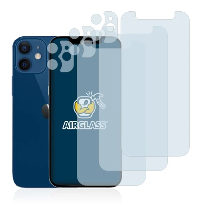 Imagen del dispositivo Apple iPhone 12 mini (Frontal+Cámara) con una amplia variedad de protectores de pantalla.