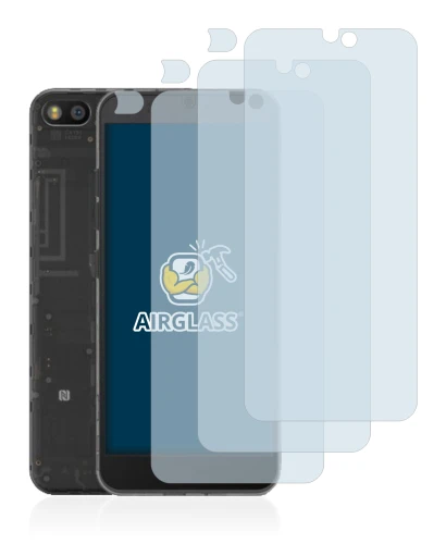 Imagen del dispositivo Fairphone 3 (Frontal+Cámara) con una amplia variedad de protectores de pantalla.