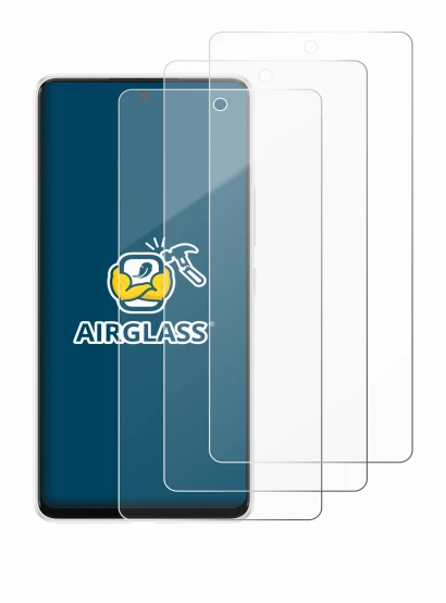 Imagen del dispositivo Samsung Galaxy A53 5G con una amplia variedad de protectores de pantalla.