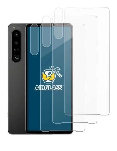 Imagen del dispositivo Sony Xperia 1 IV (Frontal+Cámara) con una amplia variedad de protectores de pantalla.