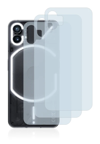 Imagen del dispositivo Nothing Phone (1) (Trasero) con una amplia variedad de protectores de pantalla.
