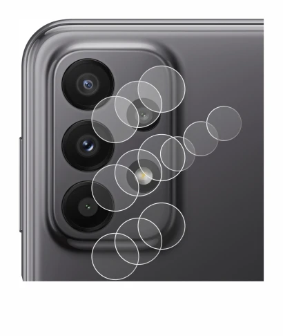Imagen del dispositivo Samsung Galaxy A23 5G (SÓLO Cámara) con una amplia variedad de protectores de pantalla.