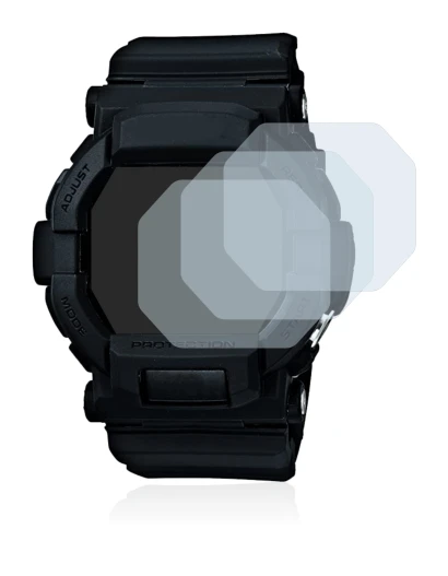 Imagen del dispositivo Casio G-Shock GD350 con una amplia variedad de protectores de pantalla.