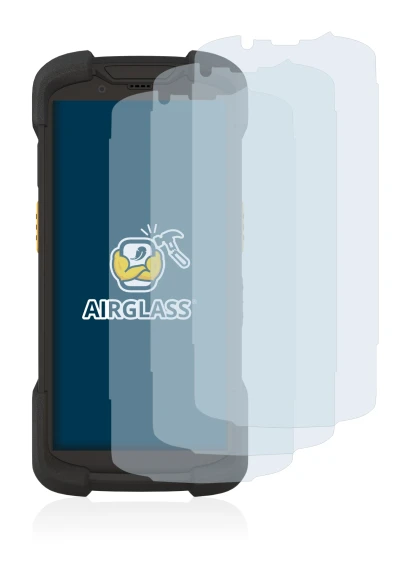 Imagen del dispositivo Zebra TC73 con una amplia variedad de protectores de pantalla.