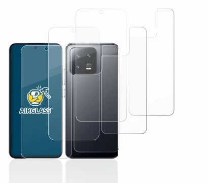 Imagen del dispositivo Xiaomi 13 (Frontal+Trasero) con una amplia variedad de protectores de pantalla.