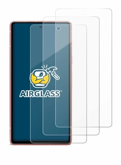 Imagen del dispositivo Google Pixel 7a con una amplia variedad de protectores de pantalla.