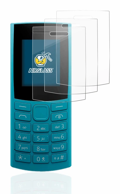 Imagen del dispositivo Nokia 105 4G (2023) con una amplia variedad de protectores de pantalla.
