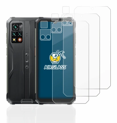 Imagen del dispositivo Blackview BV9200 (Frontal+Cámara) con una amplia variedad de protectores de pantalla.
