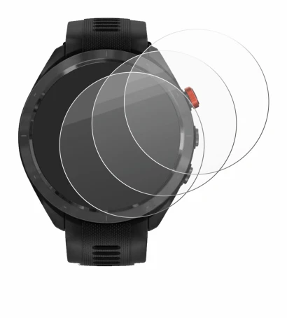 Imagen del dispositivo Garmin Approach S70 (47 mm) con una amplia variedad de protectores de pantalla.