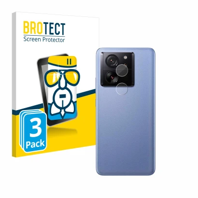 Parte frontal de un envase de producto con el logotipo de la marca BROTECT. Al lado se muestra el dispositivo Xiaomi 13T Pro (