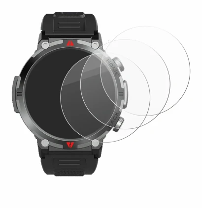 Imagen del dispositivo IFMDA S100 1.45" con una amplia variedad de protectores de pantalla.