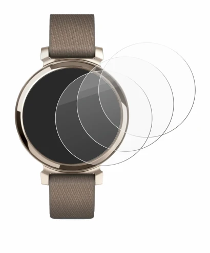 Imagen del dispositivo Garmin Lily 2 con una amplia variedad de protectores de pantalla.