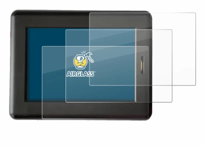 Imagen del dispositivo XC Tracer Maxx II con una amplia variedad de protectores de pantalla.