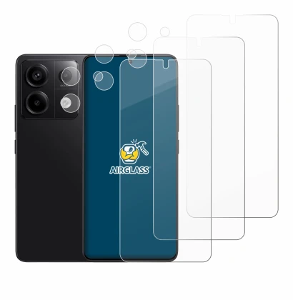 Imagen del dispositivo Xiaomi Redmi Note 13 Pro 5G (Frontal+Cámara) con una amplia variedad de protectores de pantalla.