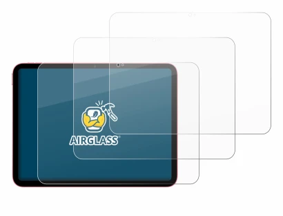 Imagen del dispositivo Apple iPad 10.9" 2022 (10a Gen.) con una amplia variedad de protectores de pantalla.