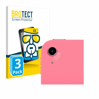 Parte frontal de un envase de producto con el logotipo de la marca BROTECT. Al lado se muestra el dispositivo Apple iPad 10.9"