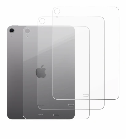 Imagen del dispositivo Apple iPad Air 11" M2 2024 (Trasero) con una amplia variedad de protectores de pantalla.