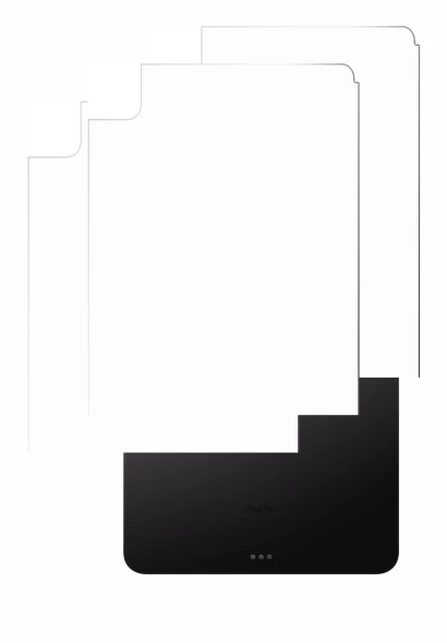 Imagen del dispositivo Apple iPad Pro 11" 2024 (Trasero) con una amplia variedad de protectores de pantalla.