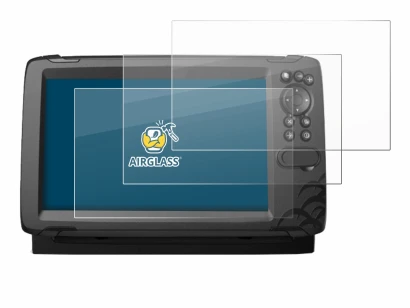 Imagen del dispositivo Lowrance HOOK Reveal 9 con una amplia variedad de protectores de pantalla.