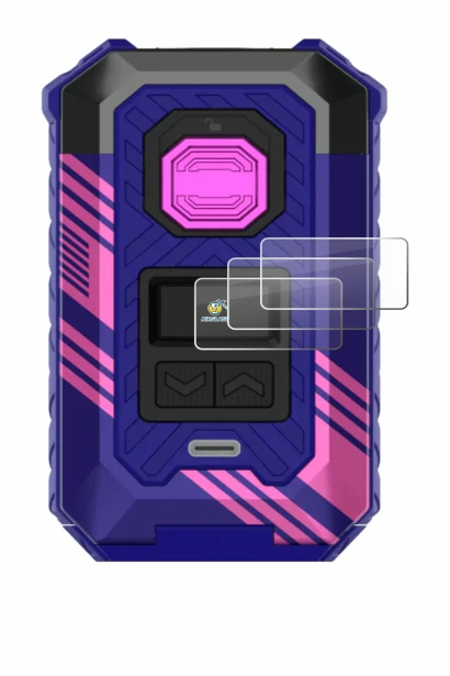 Imagen del dispositivo Vaporesso Armour Max con una amplia variedad de protectores de pantalla.