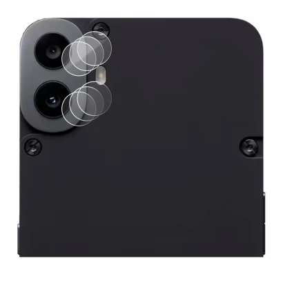 Imagen del dispositivo Nothing CMF Phone 1 (SÓLO Cámara) con una amplia variedad de protectores de pantalla.