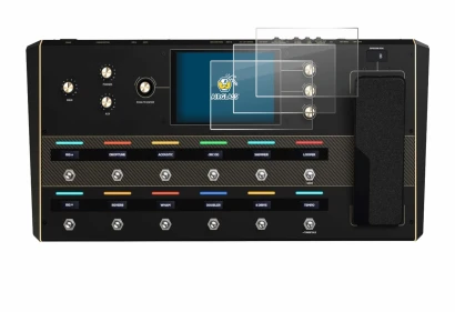 Imagen del dispositivo Headrush Prime con una amplia variedad de protectores de pantalla.