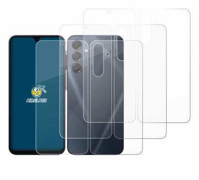 Imagen del dispositivo Samsung Galaxy A16 5G (Frontal+Trasero) con una amplia variedad de protectores de pantalla.