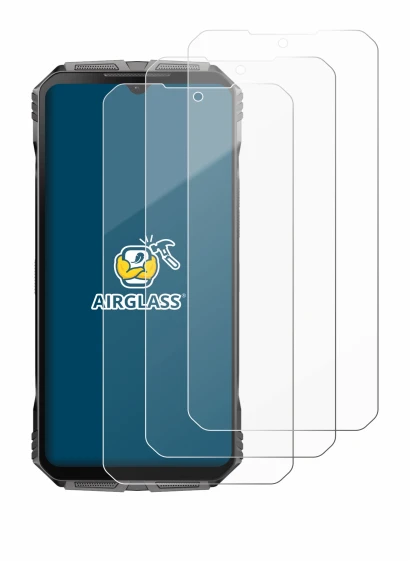 Imagen del dispositivo Doogee S Cyber Pro con una amplia variedad de protectores de pantalla.